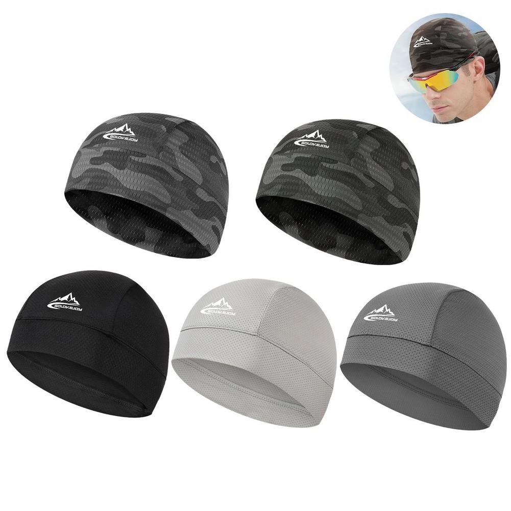 Skull Cap Helmet Liner - Hızlı Kuruyan Anti-UV Spor Bisiklet Şapkası