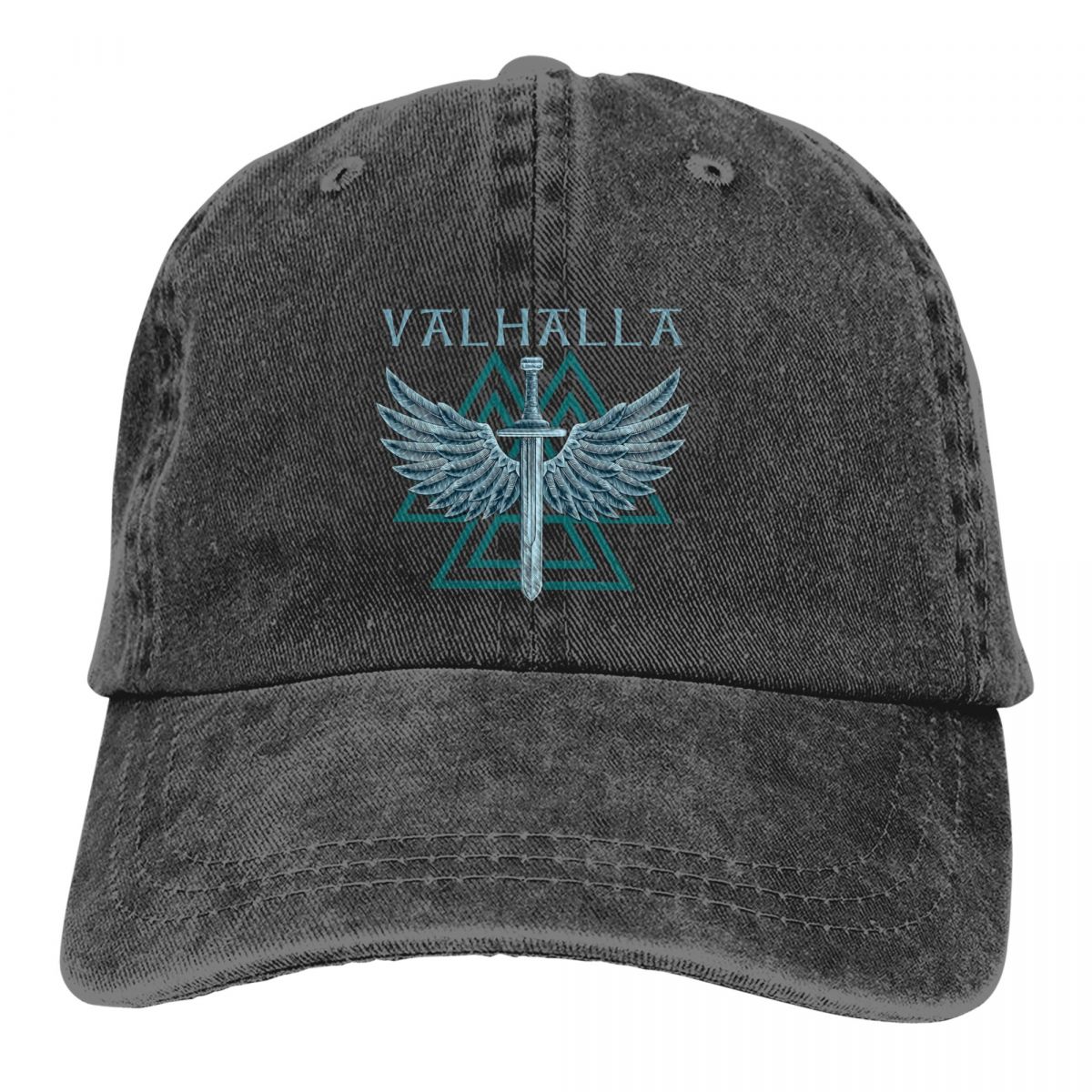 Golf Cap Dad - Yıkanmış erkek beyzbol şapkası Norse efsaneler