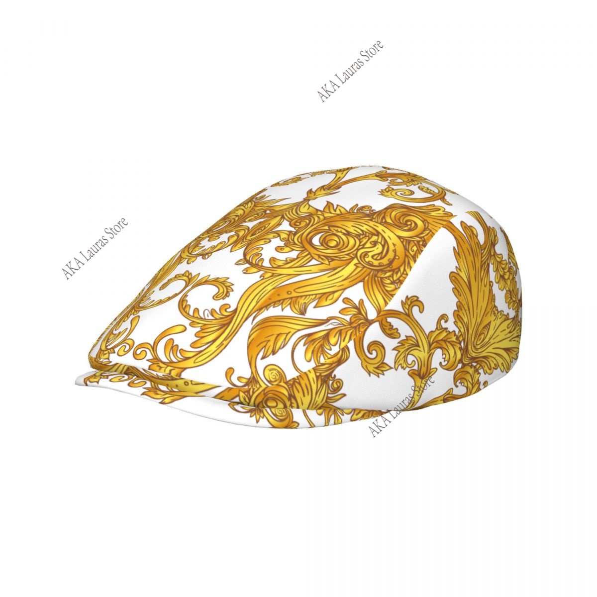 Newsboy Cap Ivy - Gazeteci Şapkası Altın Barok Vintage Günlük