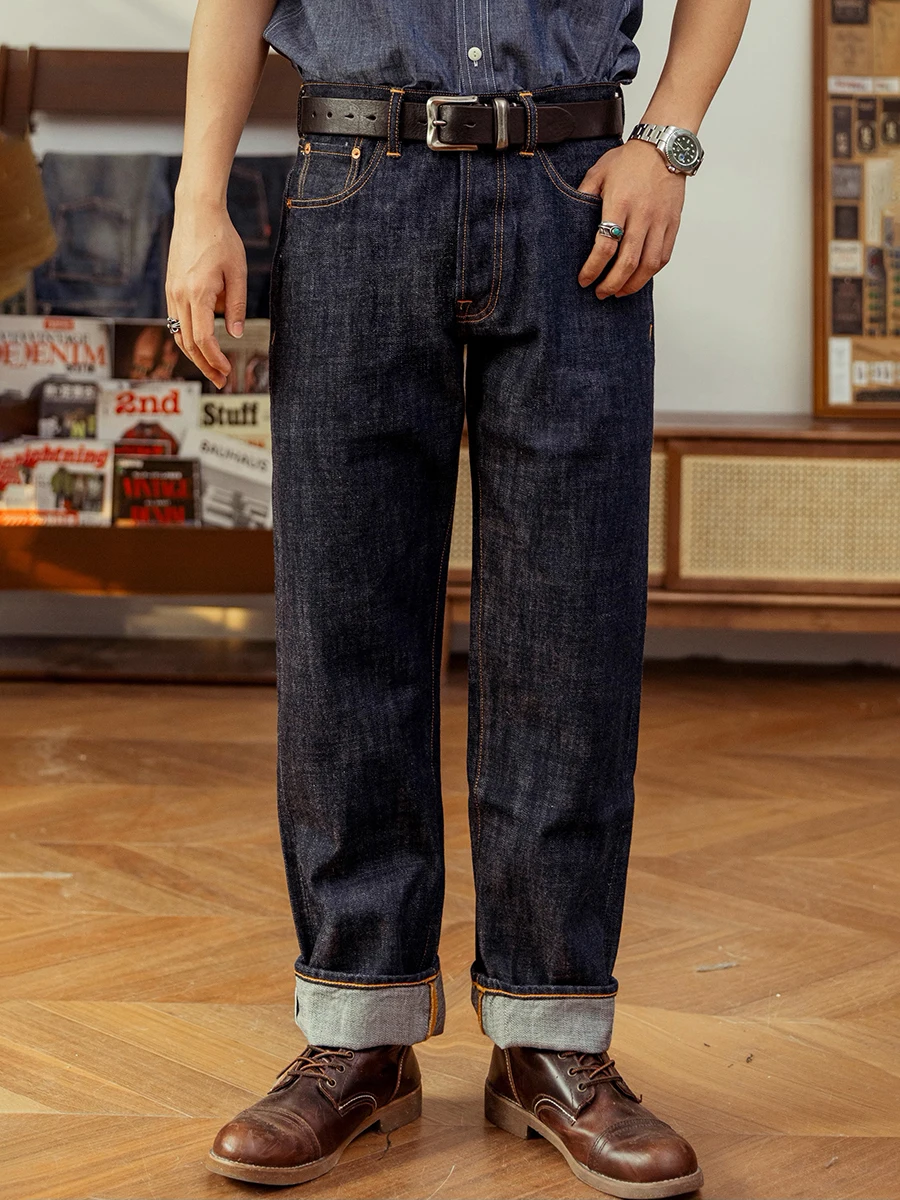 Levis Jeans 501 - Kırmızı Tornado 14oz Kenar Denim Kot