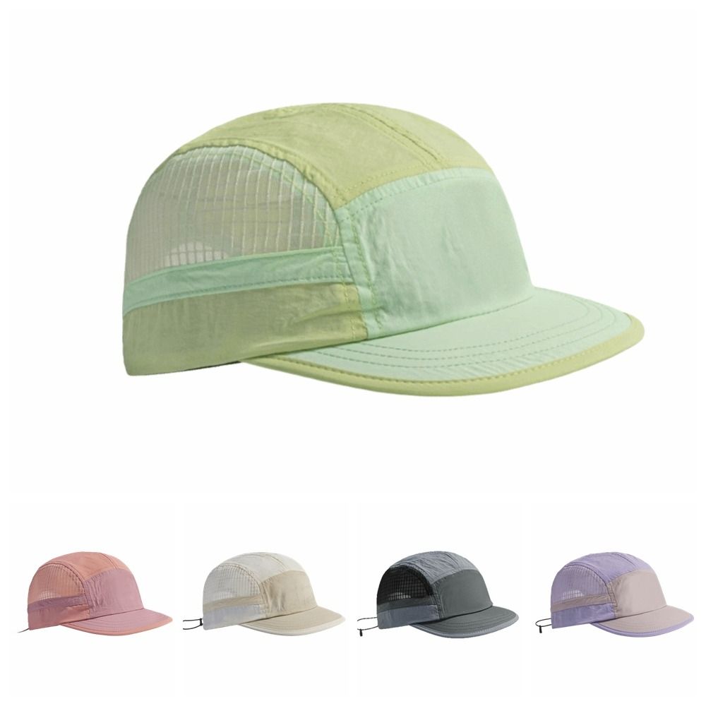 Running Cap Lightweight - Renk Bloklu Hızlı Kuruyan Beyzbol Şapkası