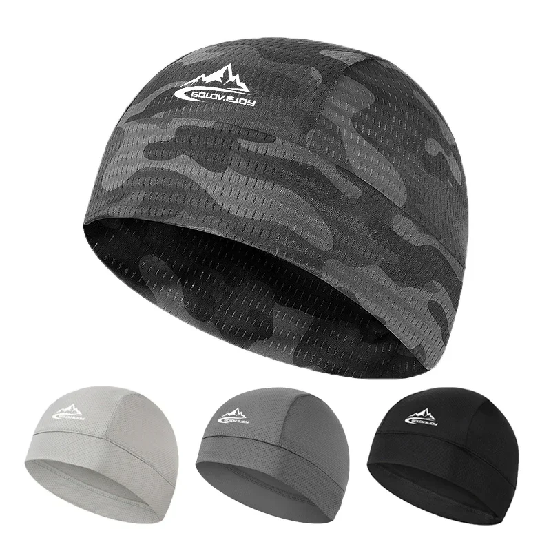 Skull Cap Helmet Liner - Bisiklet Şapkası Yazlık Buz İpeği Hızlı