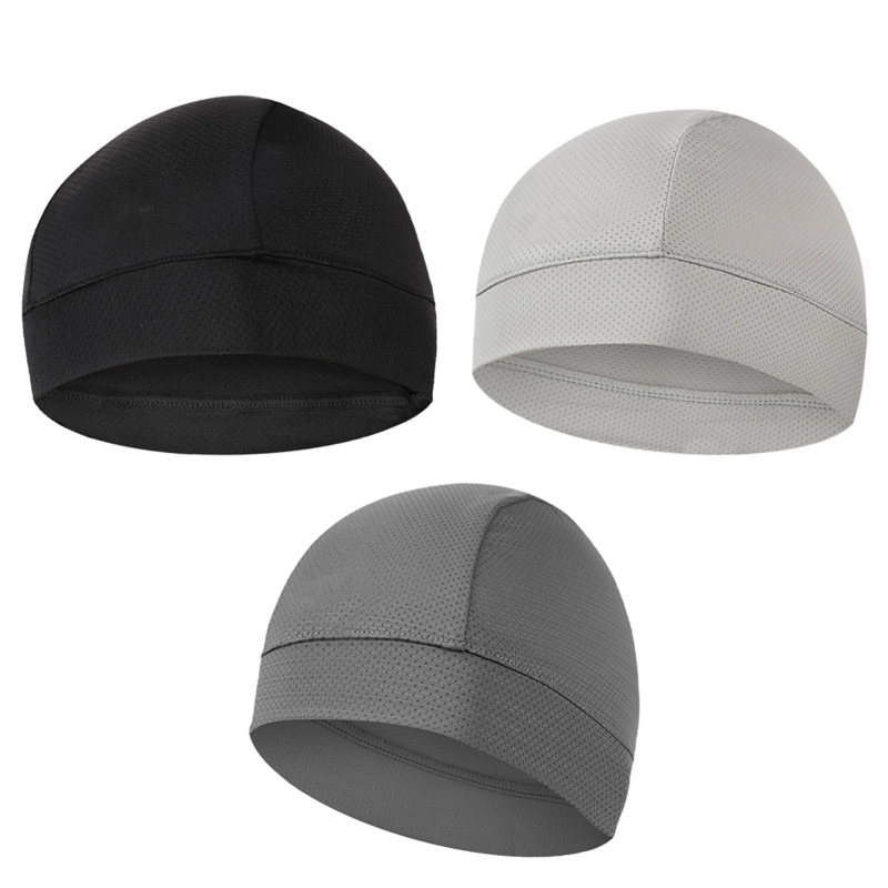 Skull Cap Helmet Liner - Yaz Ince Nefes Örgü Kafatası Bere