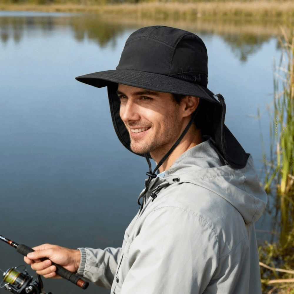 Bucket Hat Cotton - Sunhat Geniş Kenarlı Açık Hava Güneş