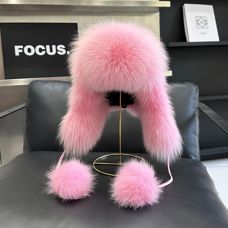 Kadın Taklit Tilki Kürk Şapka  - Trapper Hat Ear Flap incelemesi ve fiyatı