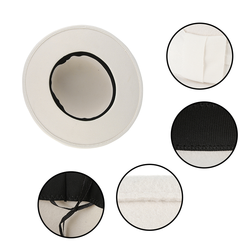 %100 Yün Beyaz Sonbahar Kış Fö - Fedora Hat Wool incelemesi ve fiyatı