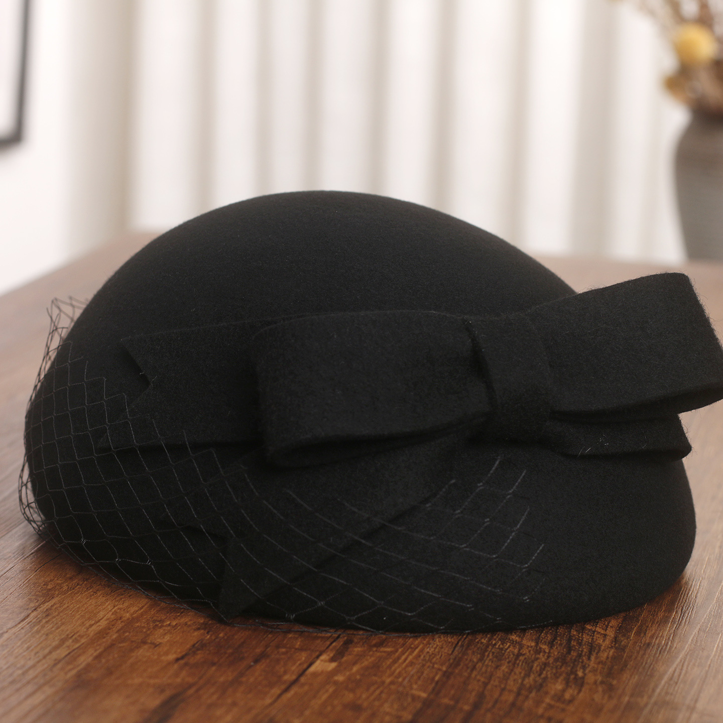 Fransız zarif örgü yay yün ber - Fedora Hat Wool incelemesi ve fiyatı