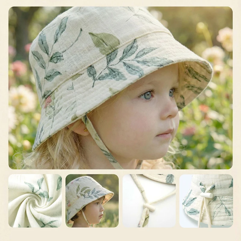 Muslin Bebek Yaz Şapkası Ayarl - Bucket Hat Cotton incelemesi ve fiyatı