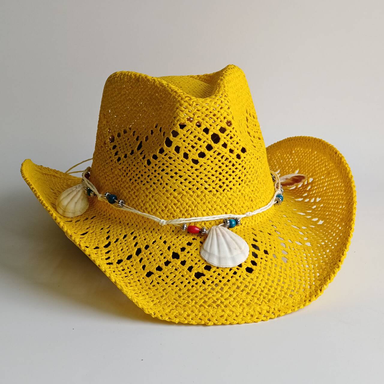 Parlak sarı kovboy hasır şapka - Cowboy Hat Straw incelemesi ve fiyatı