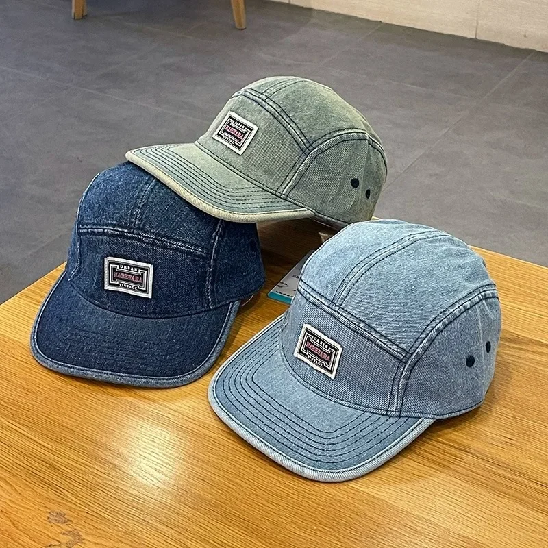 Vintage Düz Ağız Denim Beyzbol - Corduroy Cap 5 Panel incelemesi ve fiyatı