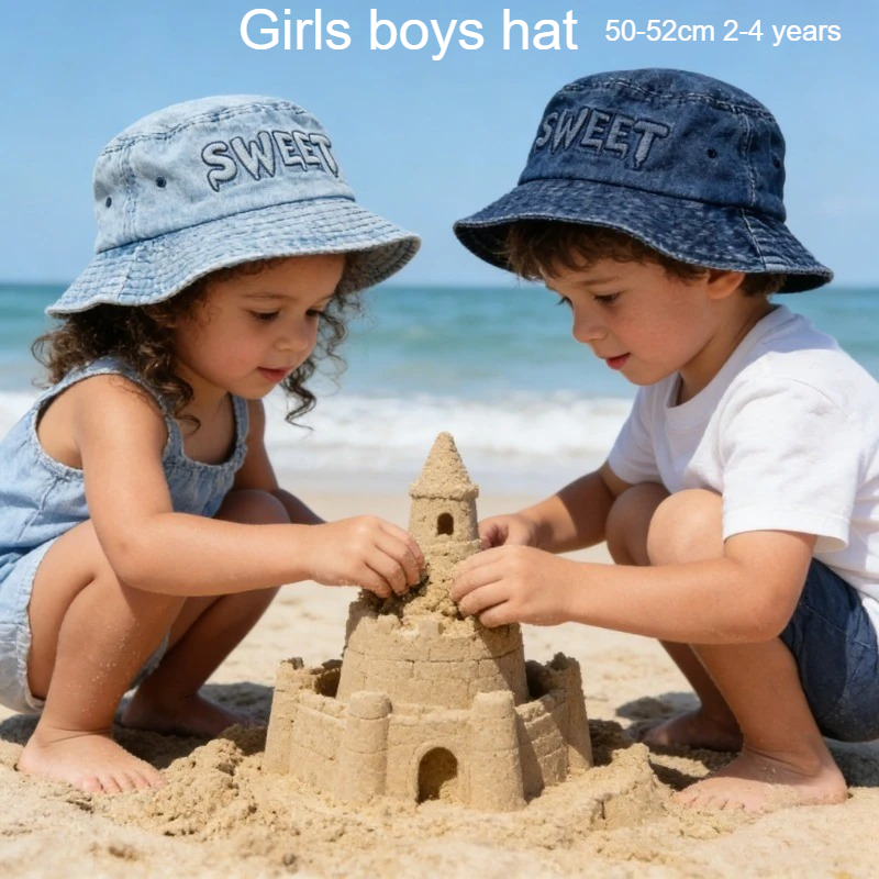 Japon Retro Çocuklar Kova Şapk - Bucket Hat Cotton incelemesi ve fiyatı