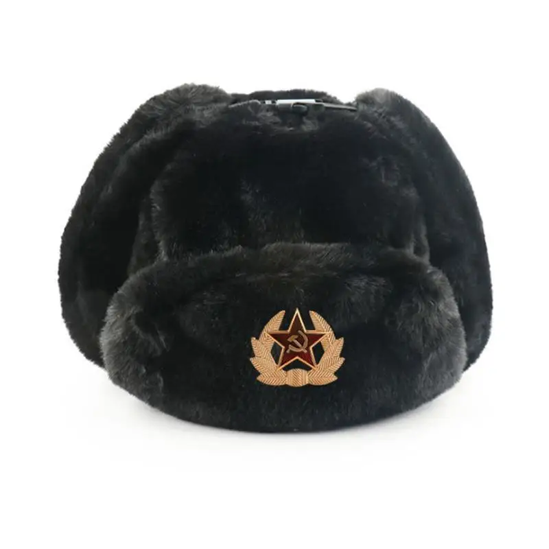 Sovyet Rozeti Ushanka Erkek ve - Trapper Hat Ear Flap incelemesi ve fiyatı