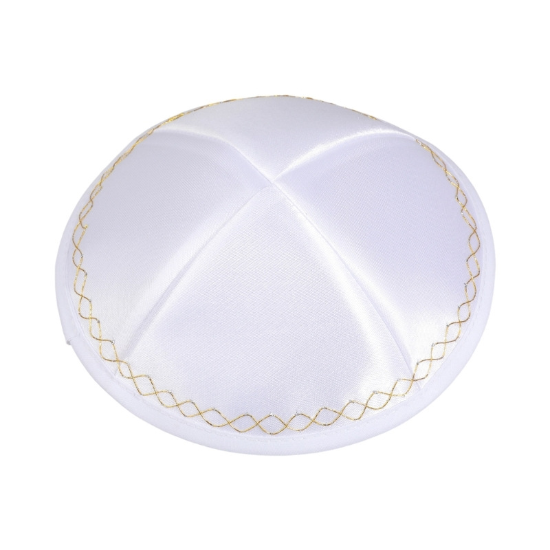 Beyaz Saten Yahudi Kippası, Al - Skull Cap Helmet Liner incelemesi ve fiyatı