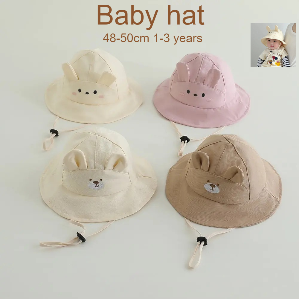 Bebek Kız Güneş Şapkası 48-50c - Bucket Hat Cotton incelemesi ve fiyatı