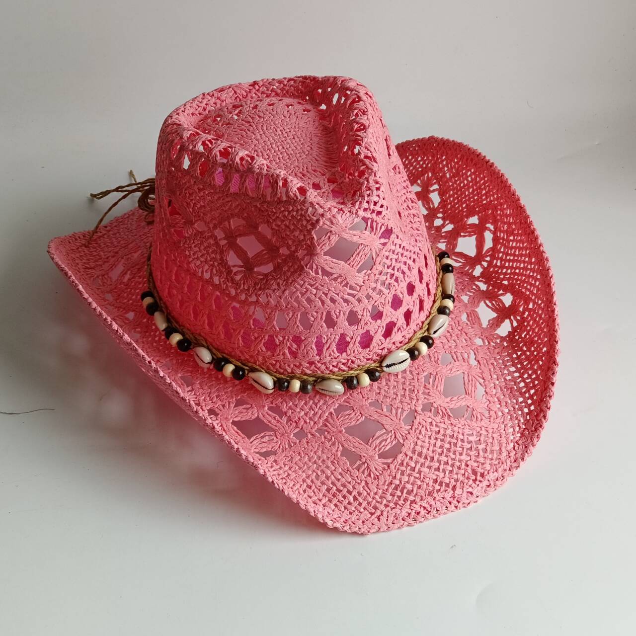 Pembe kovboy hasır şapka içi b - Cowboy Hat Straw incelemesi ve fiyatı
