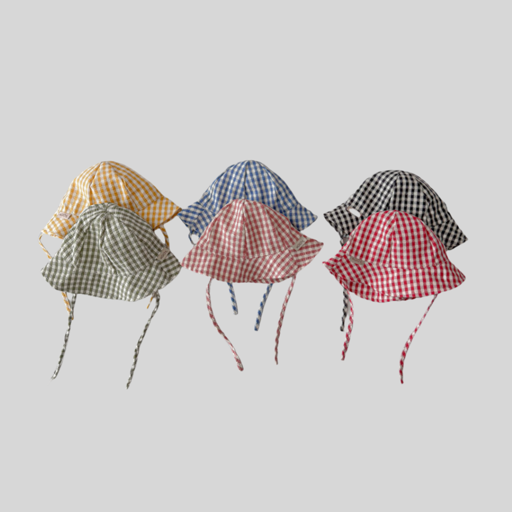 Ins Stil Ekose Bebek Kova Şapk - Bucket Hat Cotton incelemesi ve fiyatı