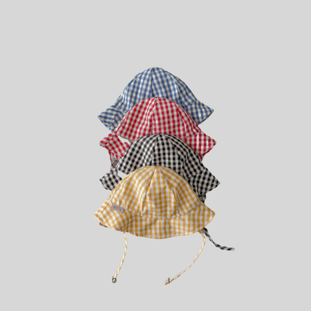 Ins Stil Ekose Bebek Kova Şapk - Bucket Hat Cotton incelemesi ve fiyatı