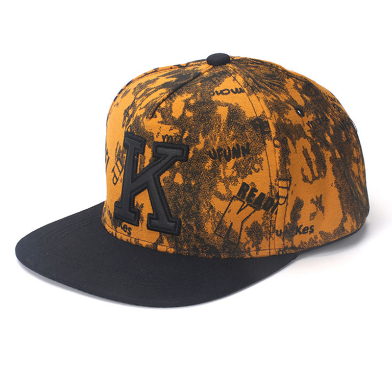 K mektup Hip Hop beyzbol kapak - Snapback Hat Flat incelemesi ve fiyatı